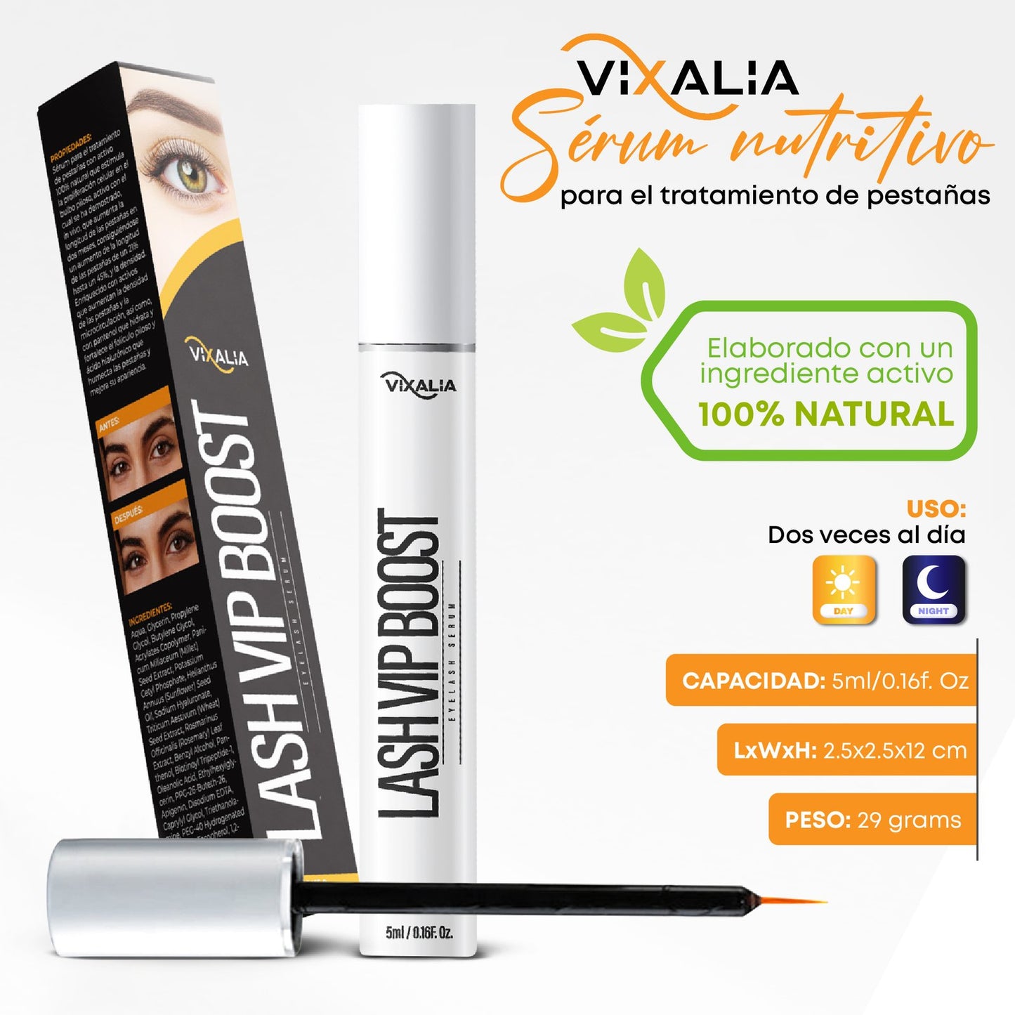 Sérum Crece Pestañas LashVip Boost