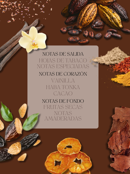 Chocolate y Vainilla Eau de Parfum Hombre